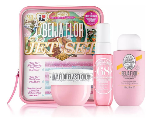 Sol De Janeiro Set Beija Flor 68 Jet Set Skincare Kit Viaje 