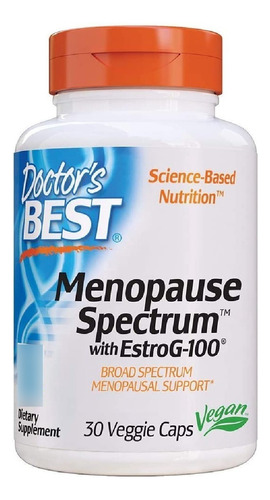 Suplemento Apoyo A La Menopausia Doctor's Best 30 Capsulas Sabor Neutro