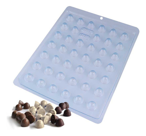 Kit 2 Formas Para Chocolate Bwb Pingo Simples Sem Silicone