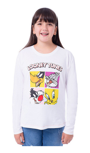 Polo Moda Jersey Pionier Ana_looney Tunes Niña