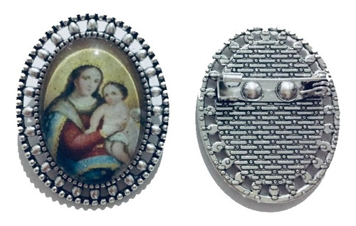 62 Pin Prendedor Virgen Del Refugio ( 62 Piezas )