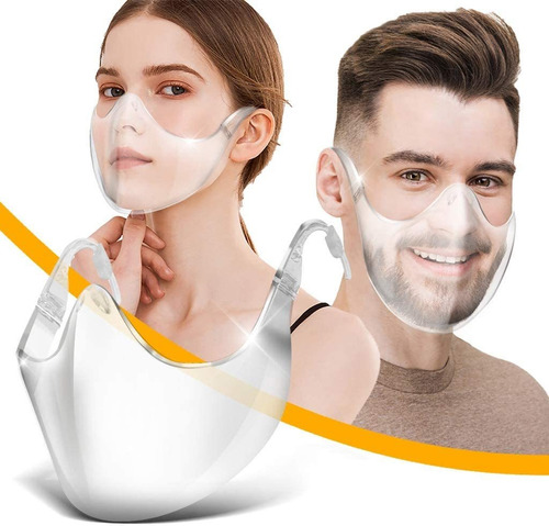 Máscara De Protección Facial Transparente De Plástico, Reuti