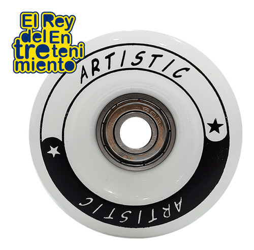 Imagen 2 de 9 de Set 4 Ruedas De Silicona Para Patín Artístico 58mm - El Rey