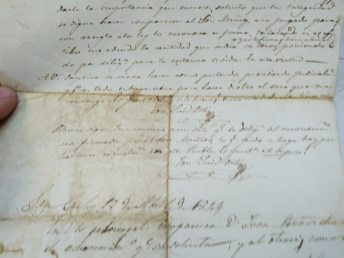 Documentos Antiguo 1843 Y 44 (Usado)