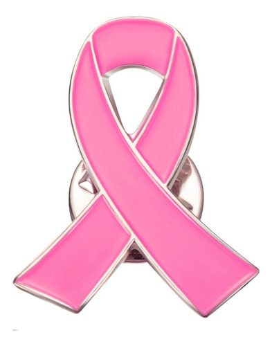 5 Pin Lazo Rosa Lucha Contra Cancer De Mama Broche Metálico