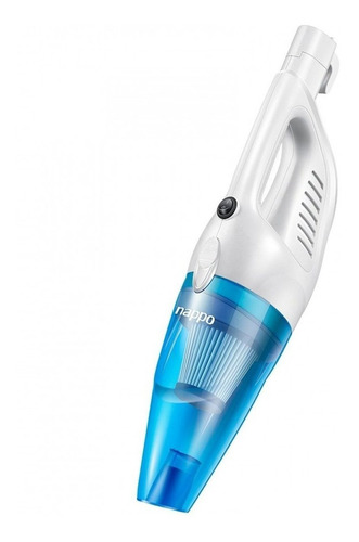 Imagen 2 de 3 de Aspiradora Vertical, De mano Nappo NLAH-099 0.8L blanca y celeste 220V-240V 50Hz/60Hz