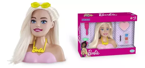 Barbie Penteados Styling Head Hair Boneca C/ Acessórios