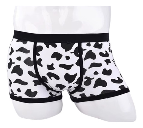 Boxer Calzon Sexy Con Diseño De Vaca Para Hombre Suspensorio