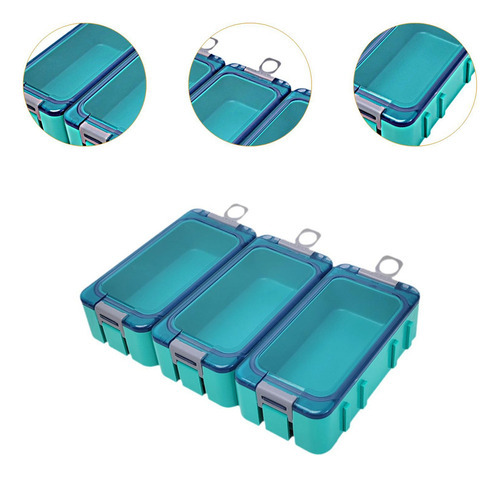 Fe 3 Piezas Luros De Pesca Caja Accesorios De Pesca