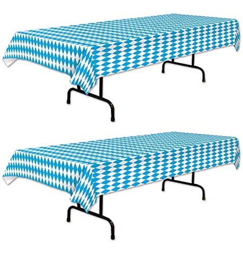 Beistle Plastic Oktoberfest Table Covers 2 Piece German Part