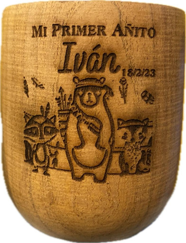 Mate  Madera Souvenir Personalizado