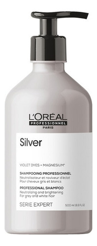 Shampoo Silver 500 Ml Loreal Pro