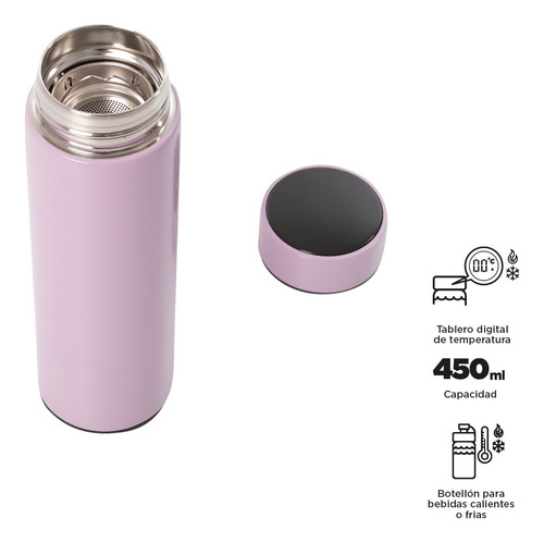 Totto Termo Con Capacidad De 450 Ml Scan - A Rosa