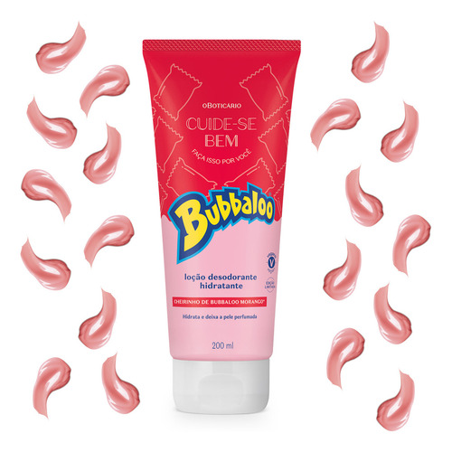 O Boticario Cuide-se Bem Bubbaloo Loção Hidra Morango 200ml Morango