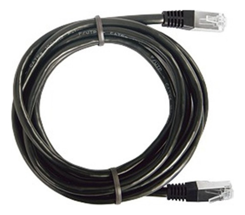 Patch Cord Cable Parcheo Red Ftp Categoría 5e 1 Metro Negro