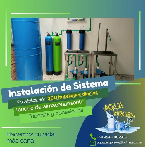 Planta Purificadora De Agua Para Recarga De Botellones