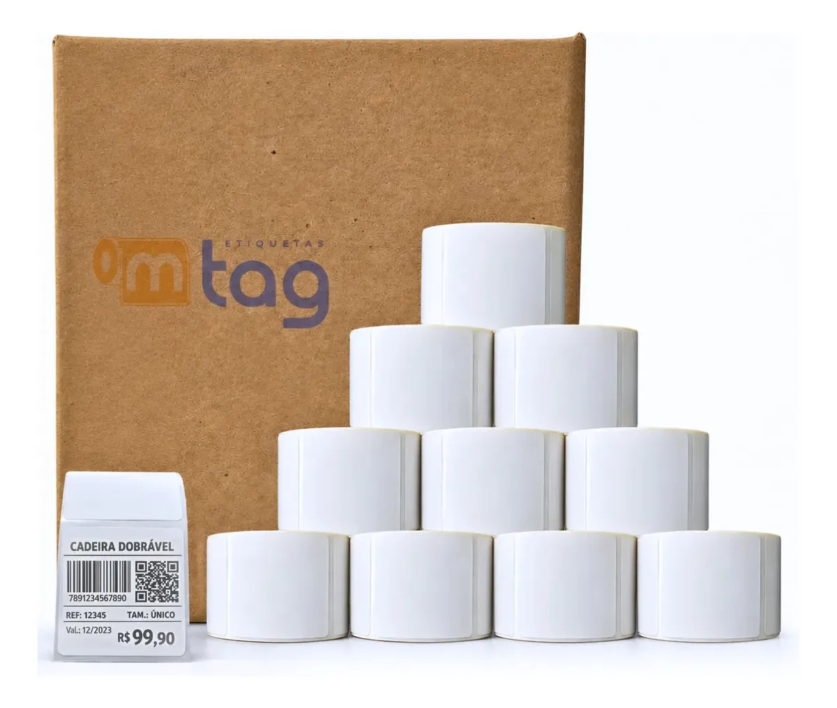 Kit 40 Rolos Etiqueta Térmica 40x40 Balança Toledo