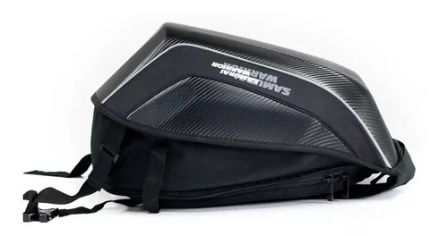 Mochila Porta Casco Moto Rigida Ampliable Laufer