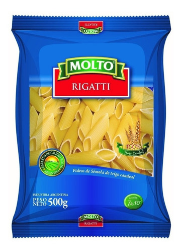 Fideos Molto Rigatti 500 Grs X 2 Unidades