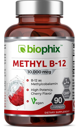 Vitamina B12 10000 Mcg Biophix - U - Unidad A $3075