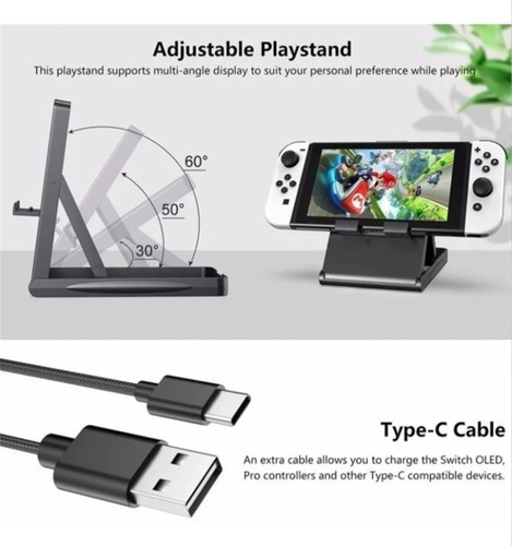Imagen 5 de 7 de Kit De Accesorios Para Carcasa Oled De Nintendo Switch.