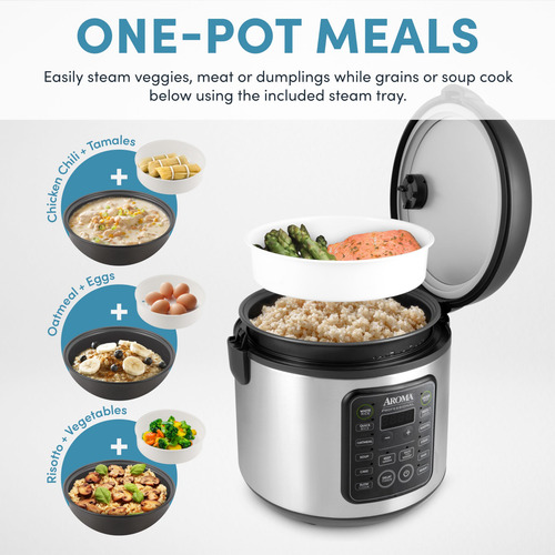 Hervidor De Arroz Y Cereales Aroma Housewares Arc-5200sb 202