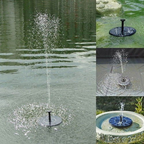 Mini Solar 1w Piscina Água Bomba Fonte Jardim Decoração