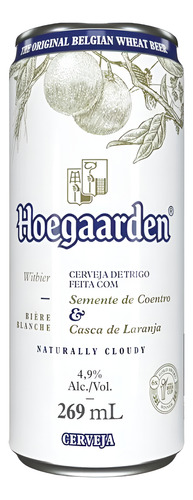 Cerveja De Trigo Hoegaarden - Witbier - 8 Unidades Com 269ml
