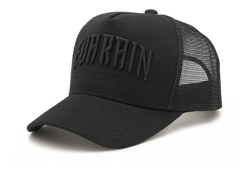 Gorra Trucker Negra Gabardina 3d Premium Eva Rain®