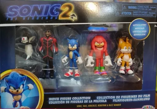 bonecos de papel Sonic 2 o filme 