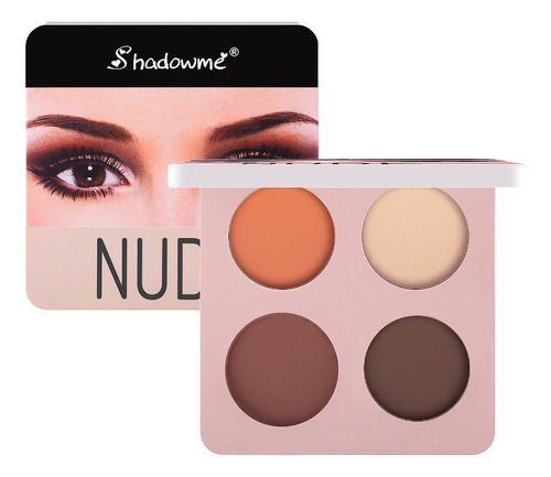 Sombra De Ojos Brillante De Cuatro Colores Matte High Shimme