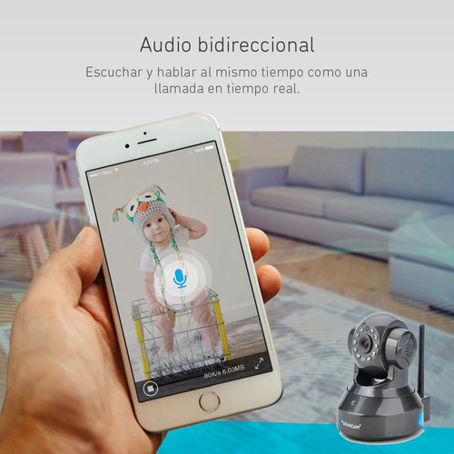 Camara Ip Wifi Inalambrica Seguridad Hd P2p Celular Casa