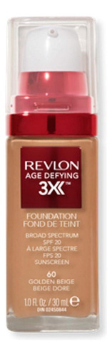 Revlon Age Defying 3x Base Antienvelhecimento Cor 60 Golden