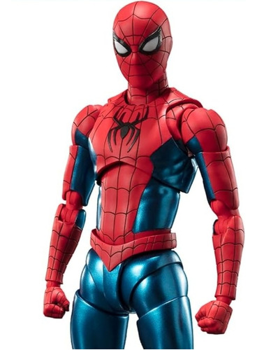 S.h. Figuarts Spiderman Red And Blue Suite Tom Holland Nuevo