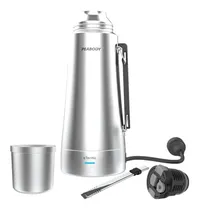 Comprar Termo Eléctrico Peabody Tapa Mate Con Bombilla Colores Febo