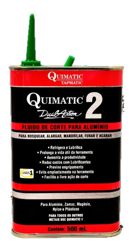 Fluido De Corte Para Aluminio Quimatic 500ml N°2 - 9041