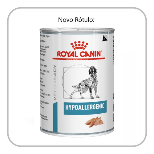 Imagem 2 de 5 de Ração Royal Para Cães Canin Hypoallergenic Canine Wet 400g