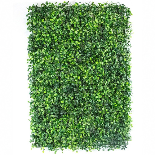 Imagen 8 de 8 de Muro Verde Follaje 10 Pzas Artificial Sintentico 60x40 Cm