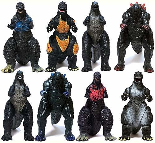 Ezfun Conjunto De 8 Juguetes Godzilla Muebles Mkpyz
