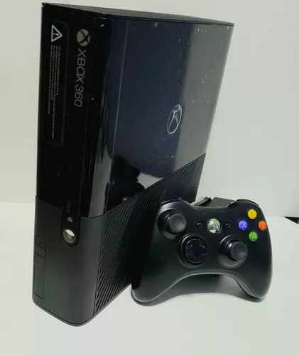 Console Xbox 360 Slim 4gb + 2 Controles E 5 Jogos - Usado