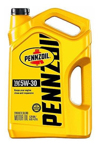 Pennzoil 550045208 5 Cuartos 5w-30 Aceite De Motor (sn / Gf-