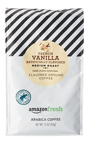 Café Molido Amazonfresh Vainilla Francesa, 12 Onzas