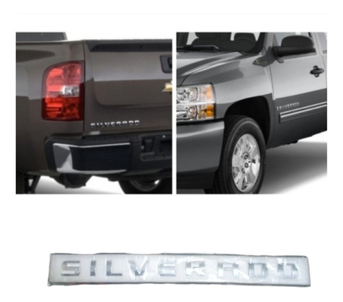Emblema Letras Chevrolet Silverado