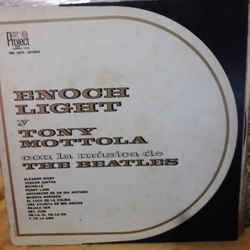 Vinilo Enoch Light Y Tony Mottola The Beatles Si2