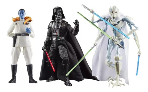 Star Wars Black Series Masters Of Evil Vader Thrawn Grievous