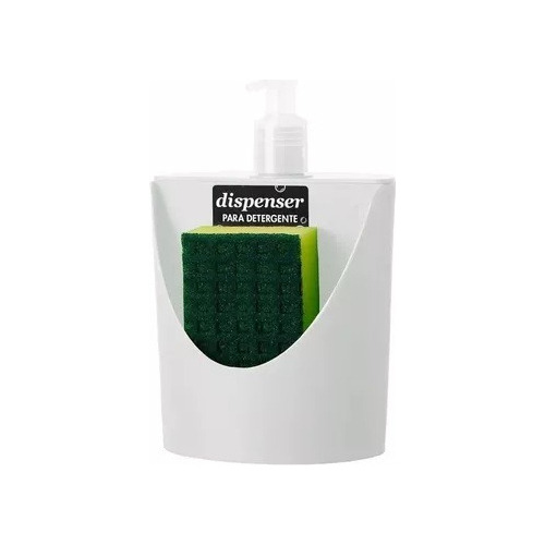 Dispenser Detergente Colores Plastico Bacha Cocina Practi-k Color Blanco