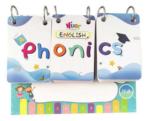 Richardy Inglés Phonics Flashcards Con 3 Sílabas Flips Sp.