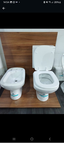 Combo Inodoro, Bidet, Tapa Asiento, Mochila Y Griferia 