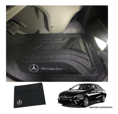 Tapete Automotiv Borrach Carpet Mercedes Carro C300+p.manual