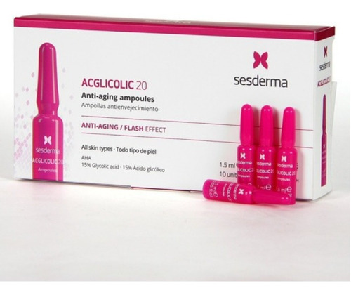 Sesderma Ampolletas Acglicolic20 Efecto Flash